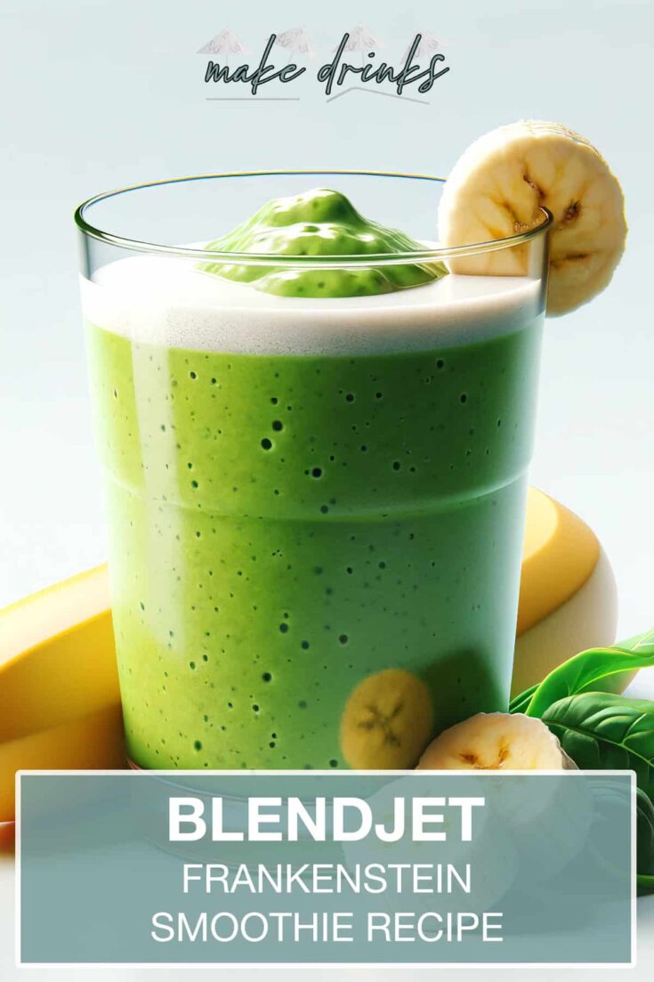 blendjet frankenstein smoothie recipe pin