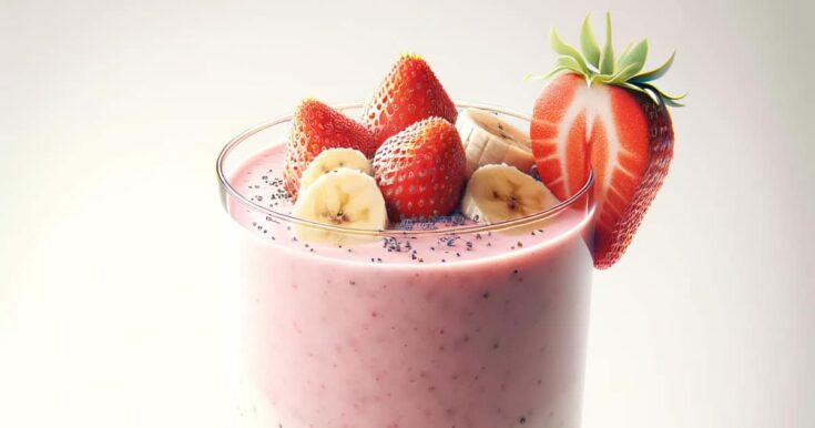 BlendJet Strawberry Poppy Seed Protein Shake Recipe