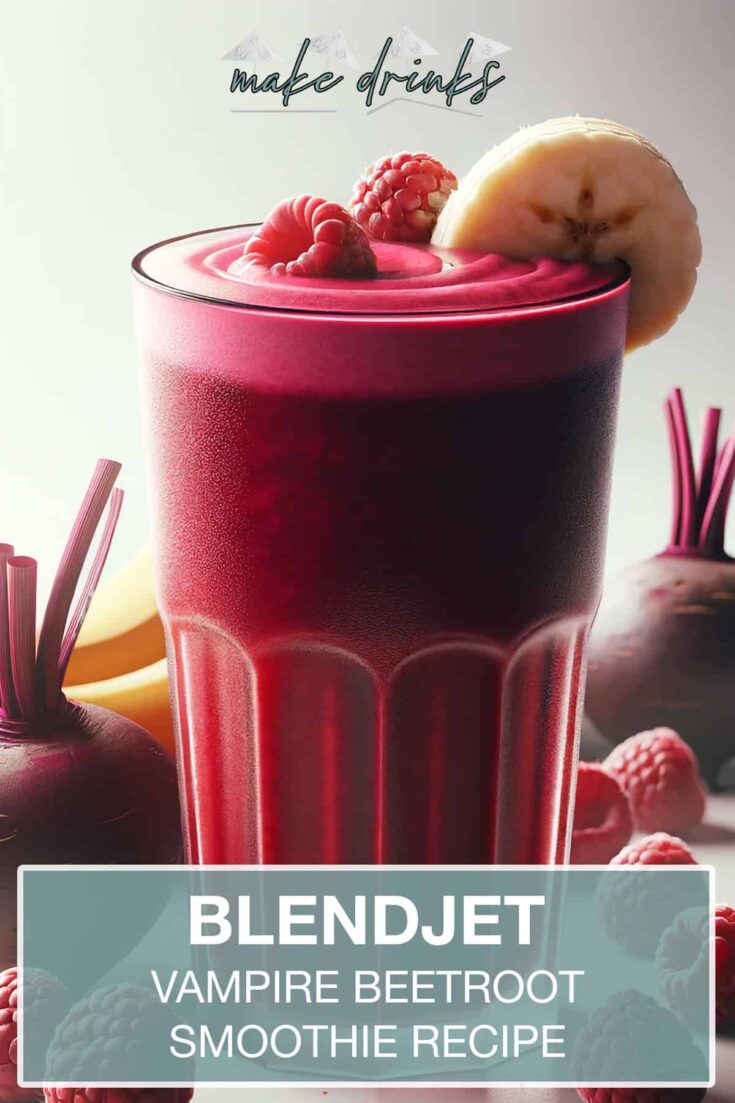 blendjet vampire beetroot smoothie recipe pin