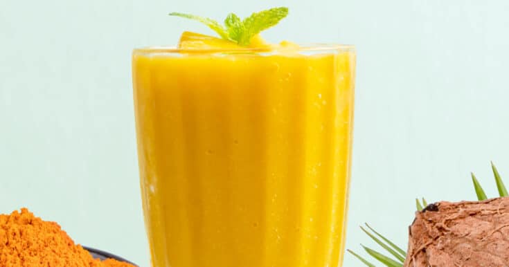 Cholesterol Lowering Tropical Turmeric Smoothie Recipe