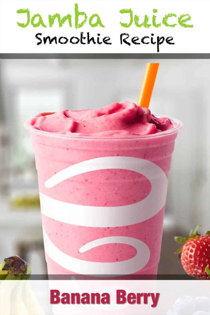 jamba juice banana berry smoothie recipe pin