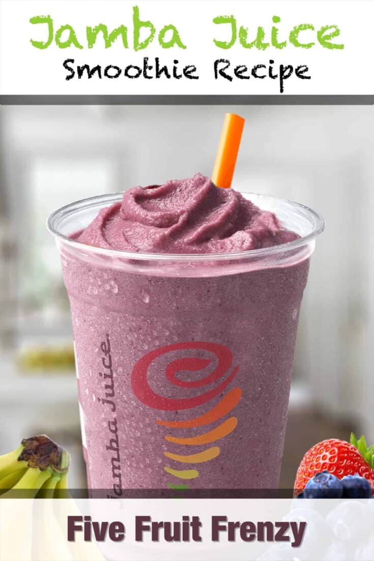 jamba juice five fruit frenzy smoothie recipe pin