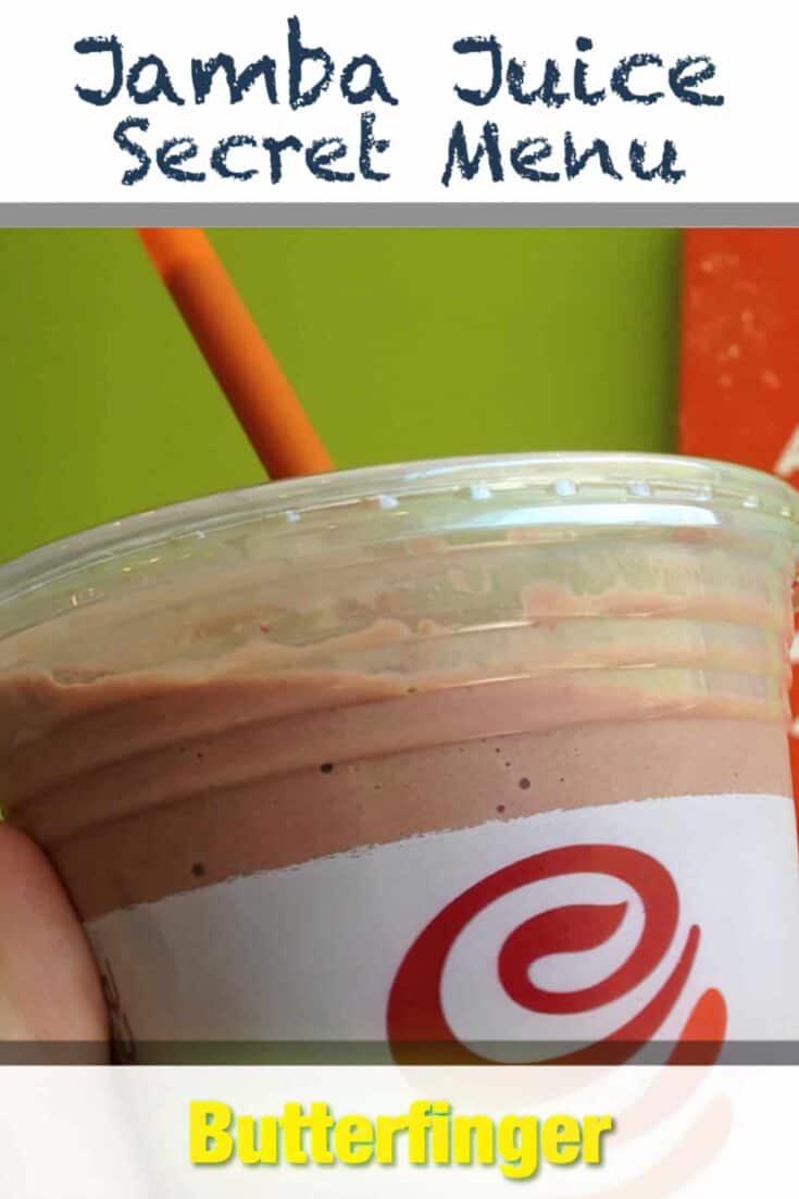 jamba juice secret menu butterfinger smoothie recipe pin