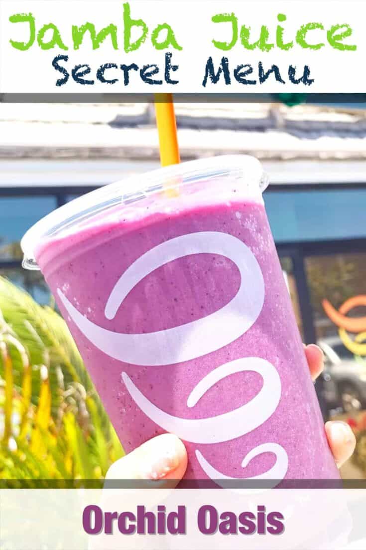 jamba juice secret menu orchid oasis smoothie recipe pin