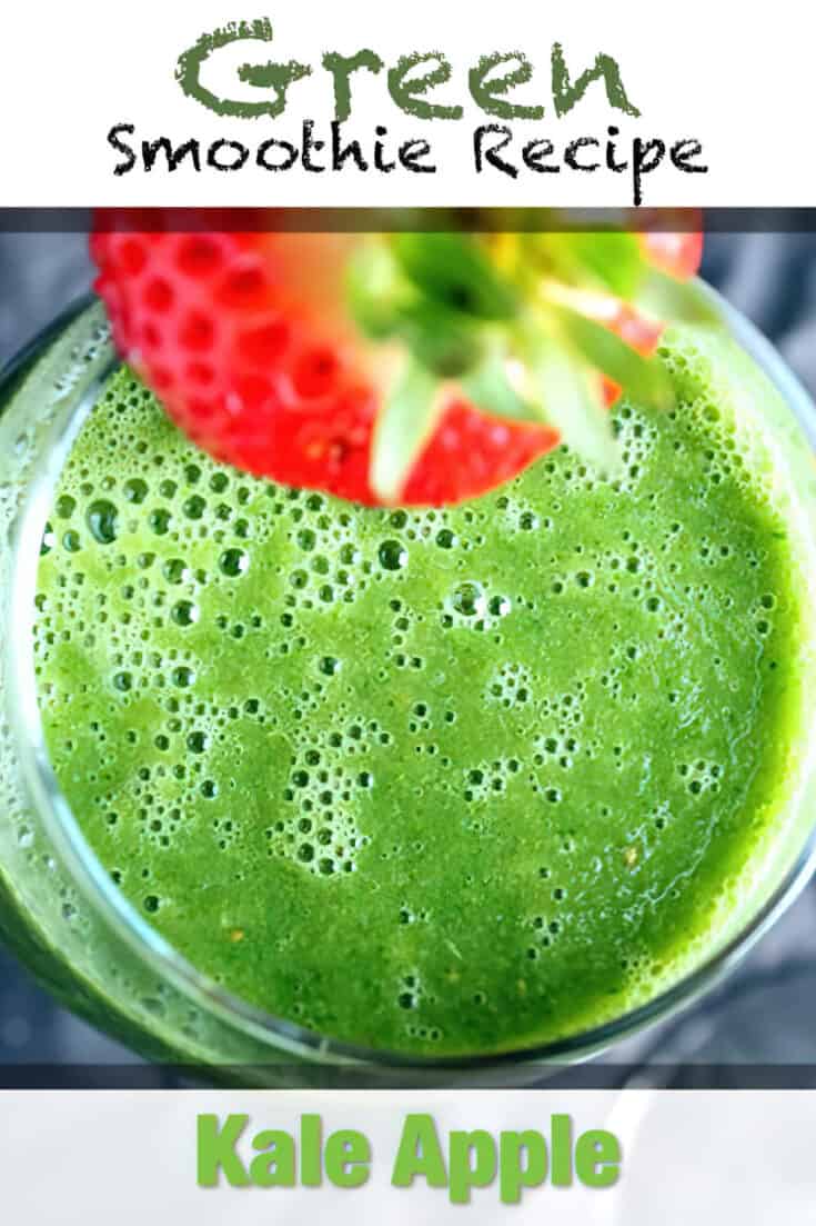 kale apple green smoothie recipe p