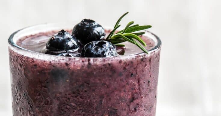 Ninja Blender Blueberry Power Blast Breakfast Smoothie Recipe