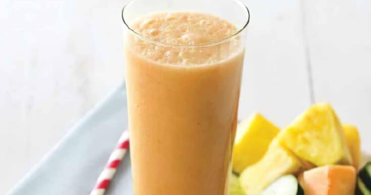 Ninja Blender Cool Cantaloupe Cucumber Smoothie Recipe