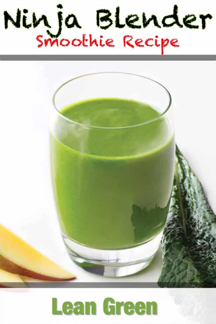 ninja blender lean green smoothie recipe pin