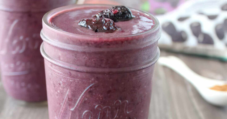 NutriBullet Blackberry Cherry Cashew Smoothie Recipe