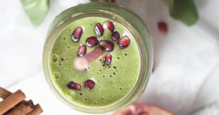 NutriBullet Green Pomegranate Blast Smoothie Recipe