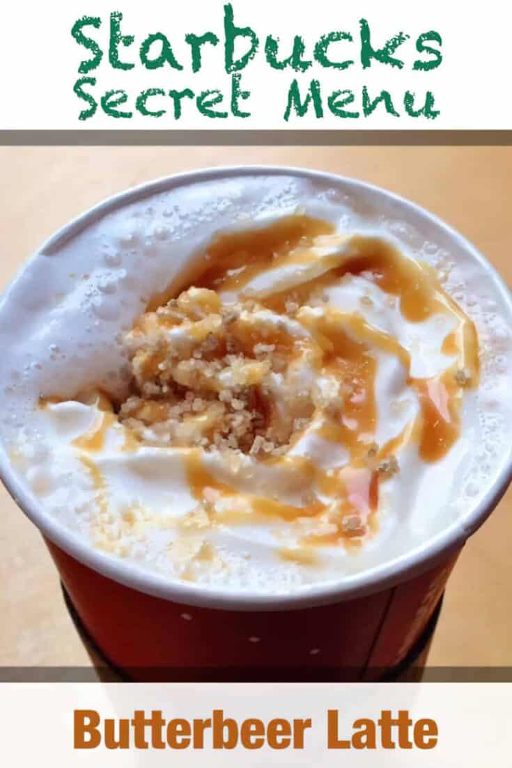 starbucks secret menu butterbeer latte recipe p